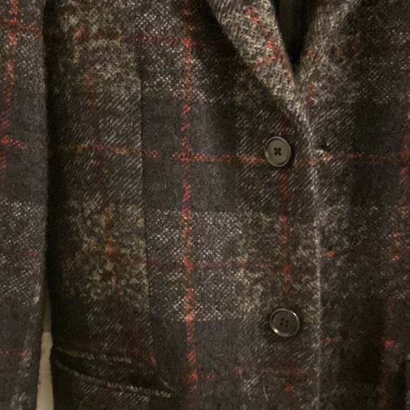 Club Monaco checked coat Size 36 - Picture 2 of 5